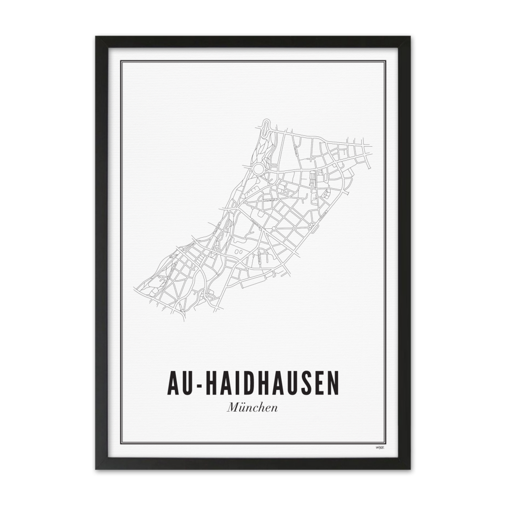 Poster von München - Au-Haidhausen | WIJCK.