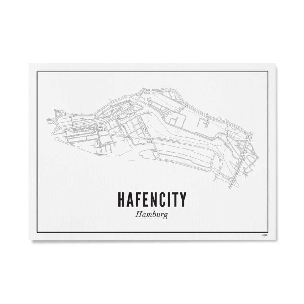 Poster von Hamburg - Hafencity | WIJCK.