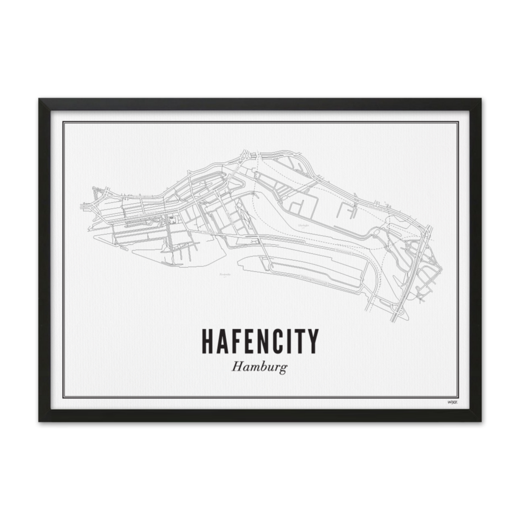 Poster von Hamburg - Hafencity | WIJCK.