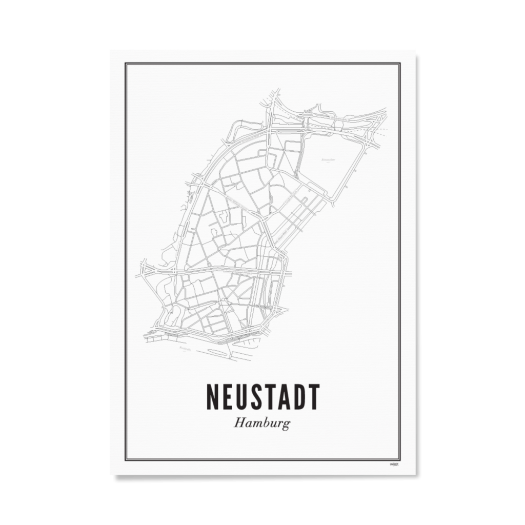 Poster von Hamburg - Neustadt | WIJCK.