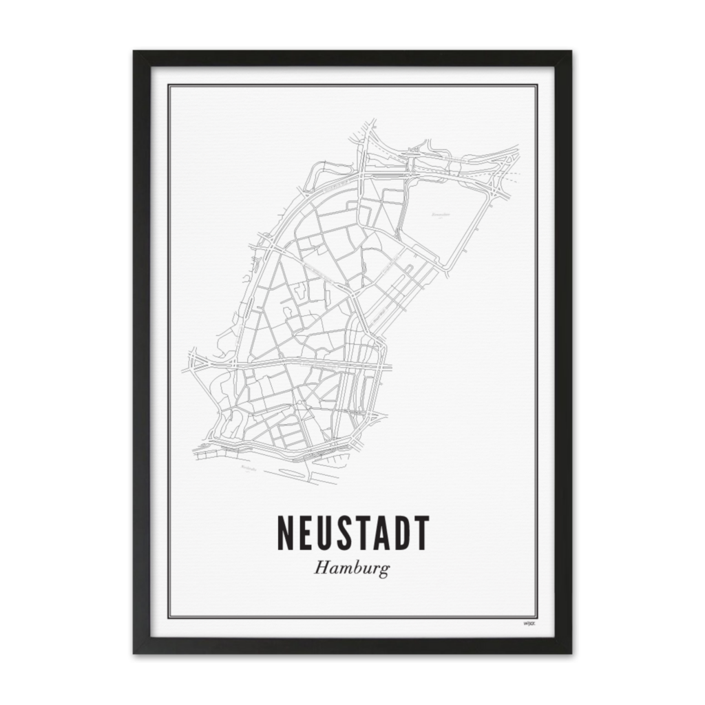 Poster von Hamburg - Neustadt | WIJCK.