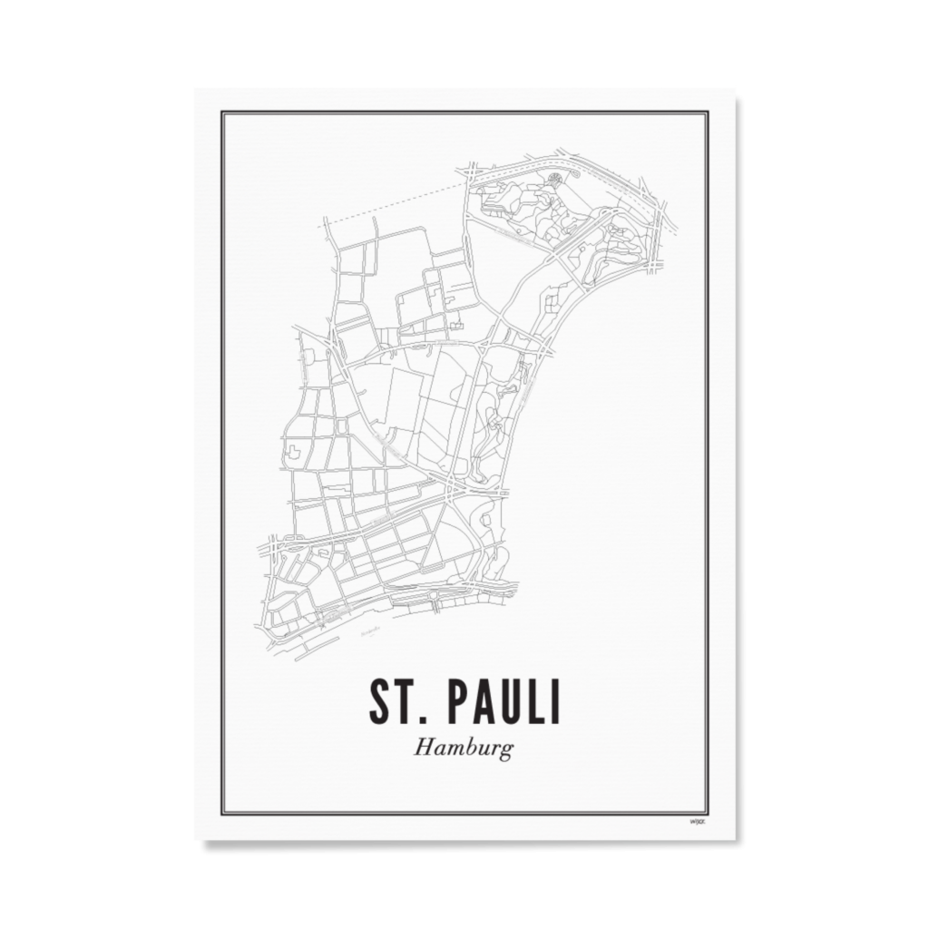 Poster van Hamburg - St. Pauli | WIJCK. 