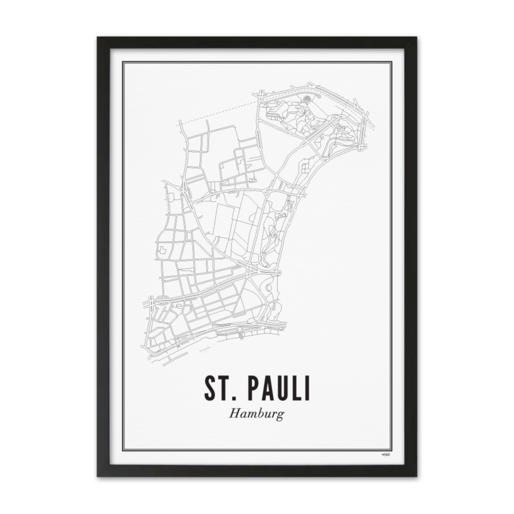 Poster van Hamburg - St. Pauli | WIJCK. 