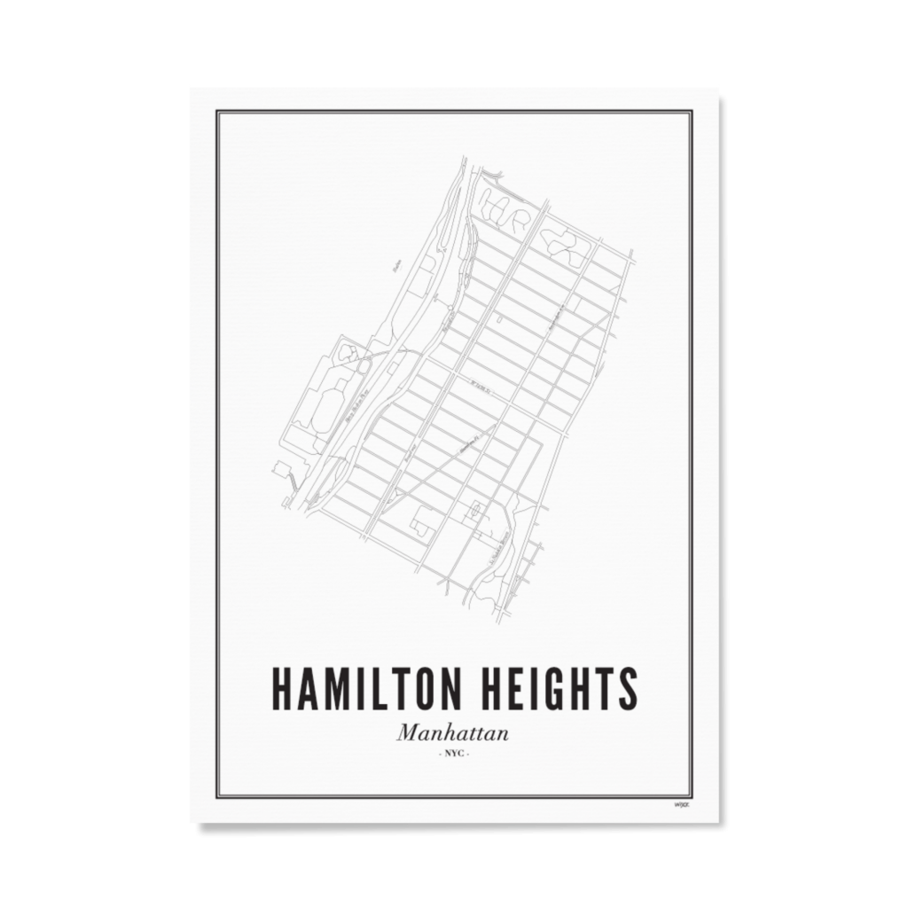 Affiches de New York - Hamilton Heights | WIJCK.