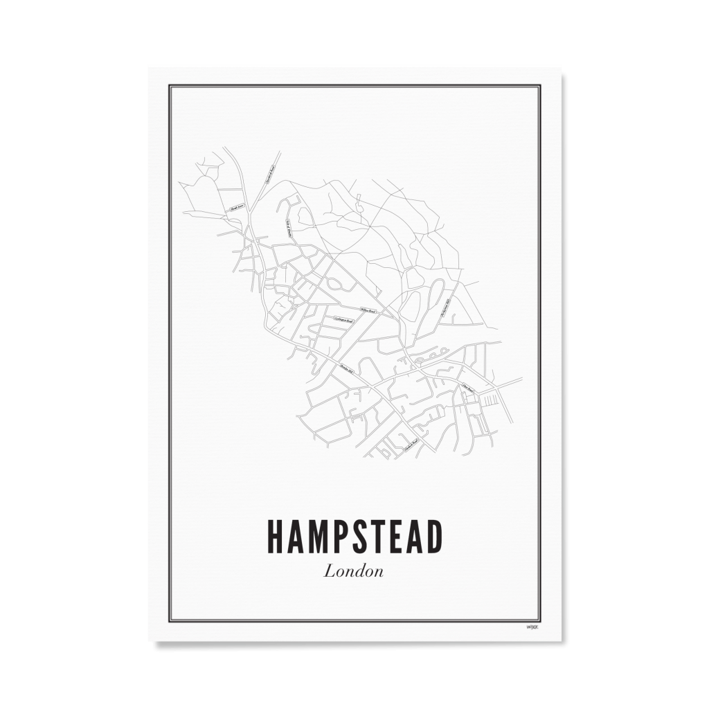 Affiches de Londres - Hampstead | WIJCK.