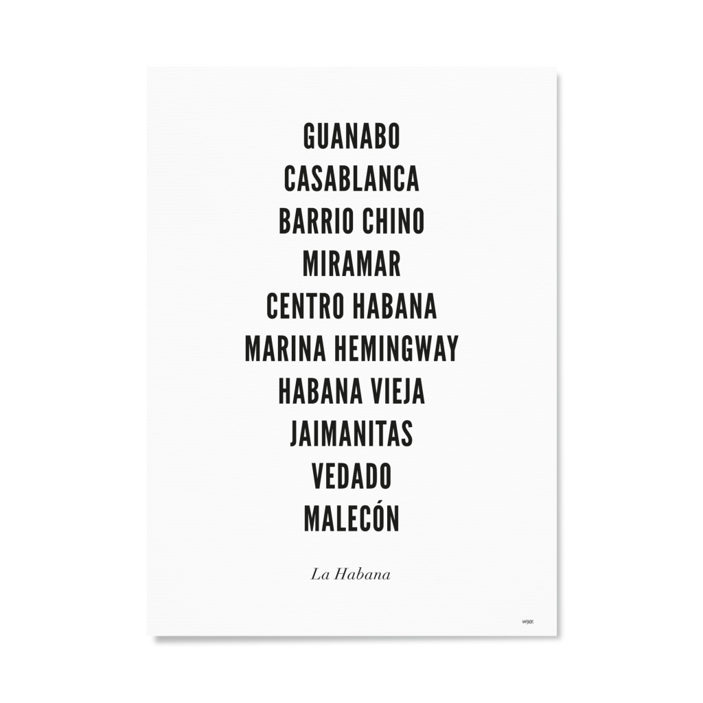 Poster van Havana - Stad | WIJCK. 