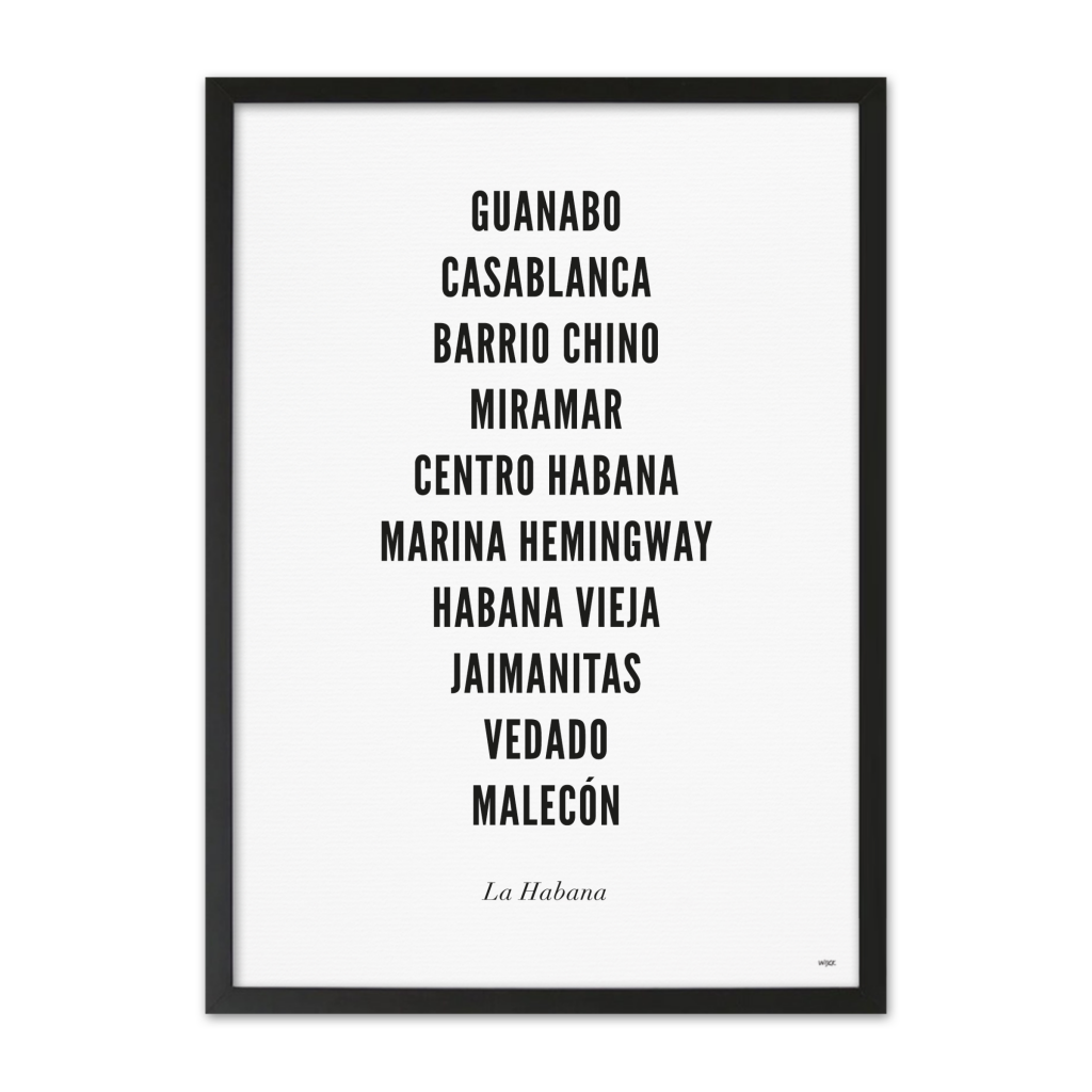 Poster van Havana - Stad | WIJCK. 