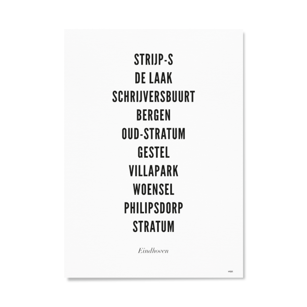 Poster von Eindhoven - Stadt | WIJCK.
