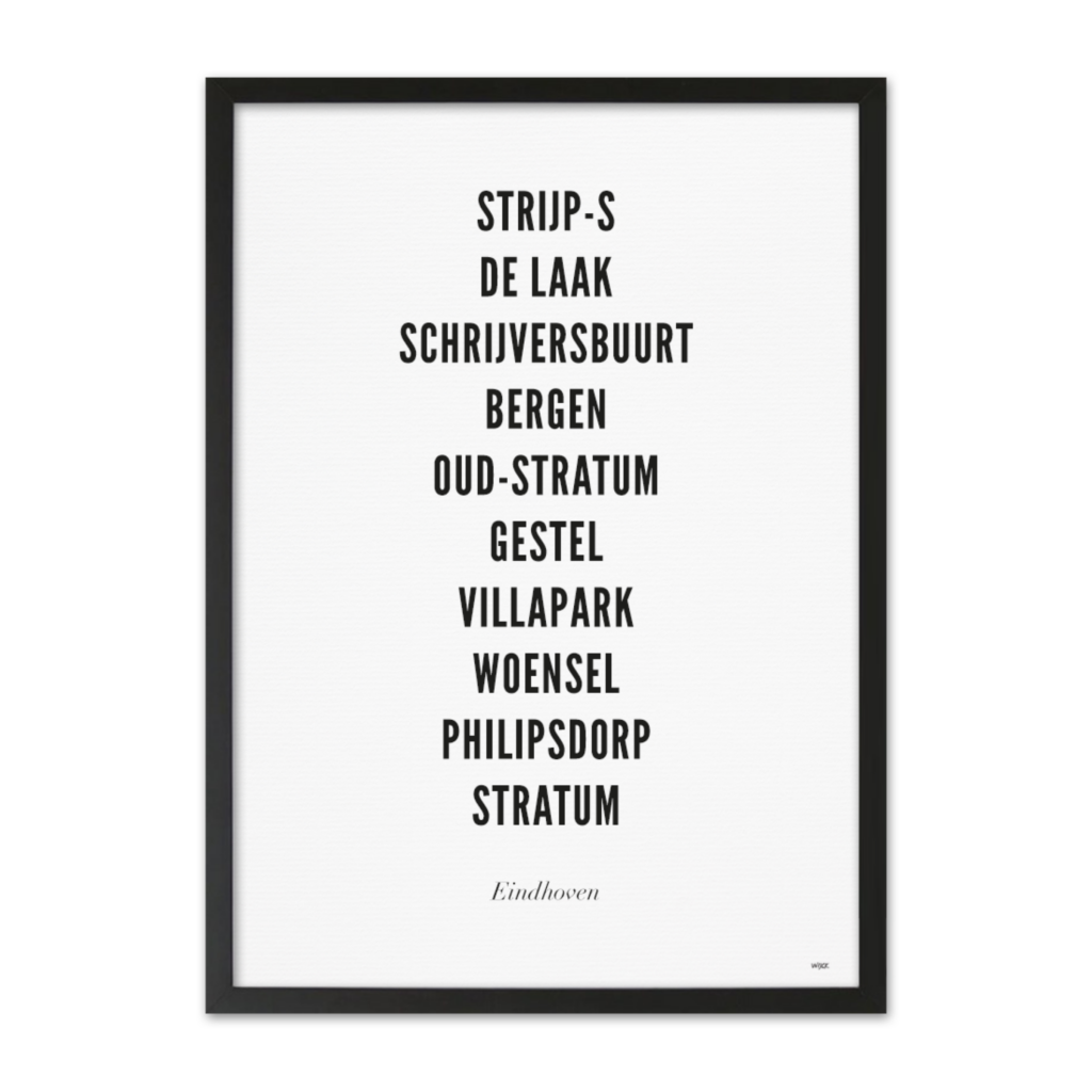 Poster von Eindhoven - Stadt | WIJCK.