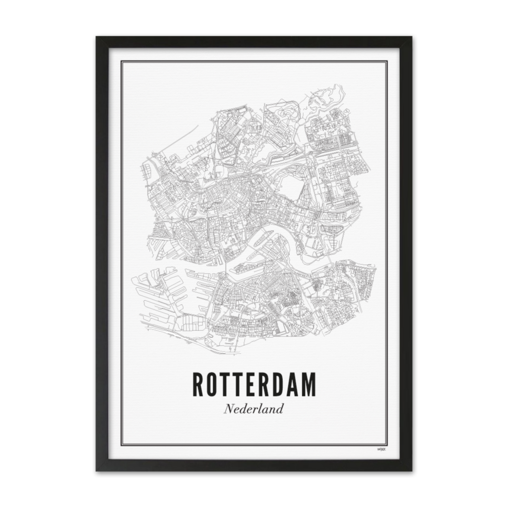 Poster van Rotterdam - Stad | WIJCK. 