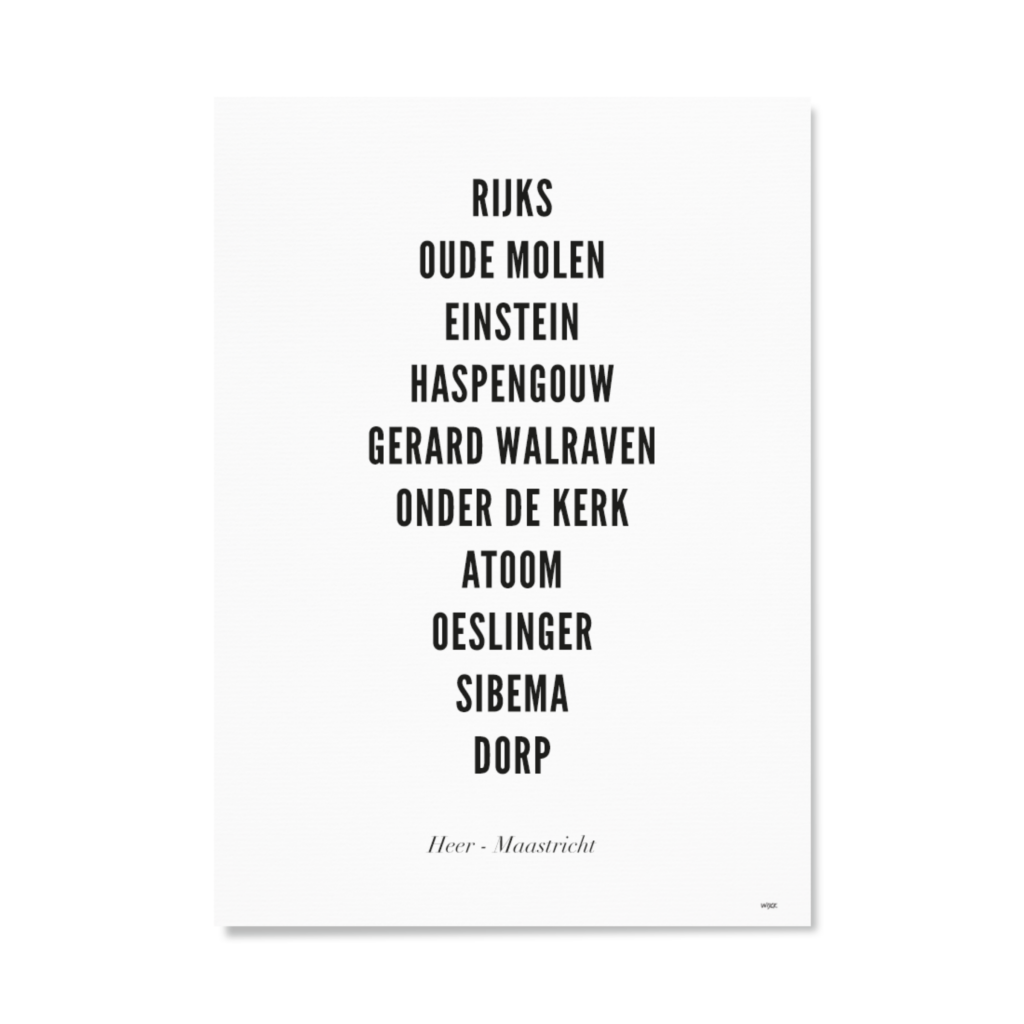 Affiches de Maastricht - Heer | WIJCK.