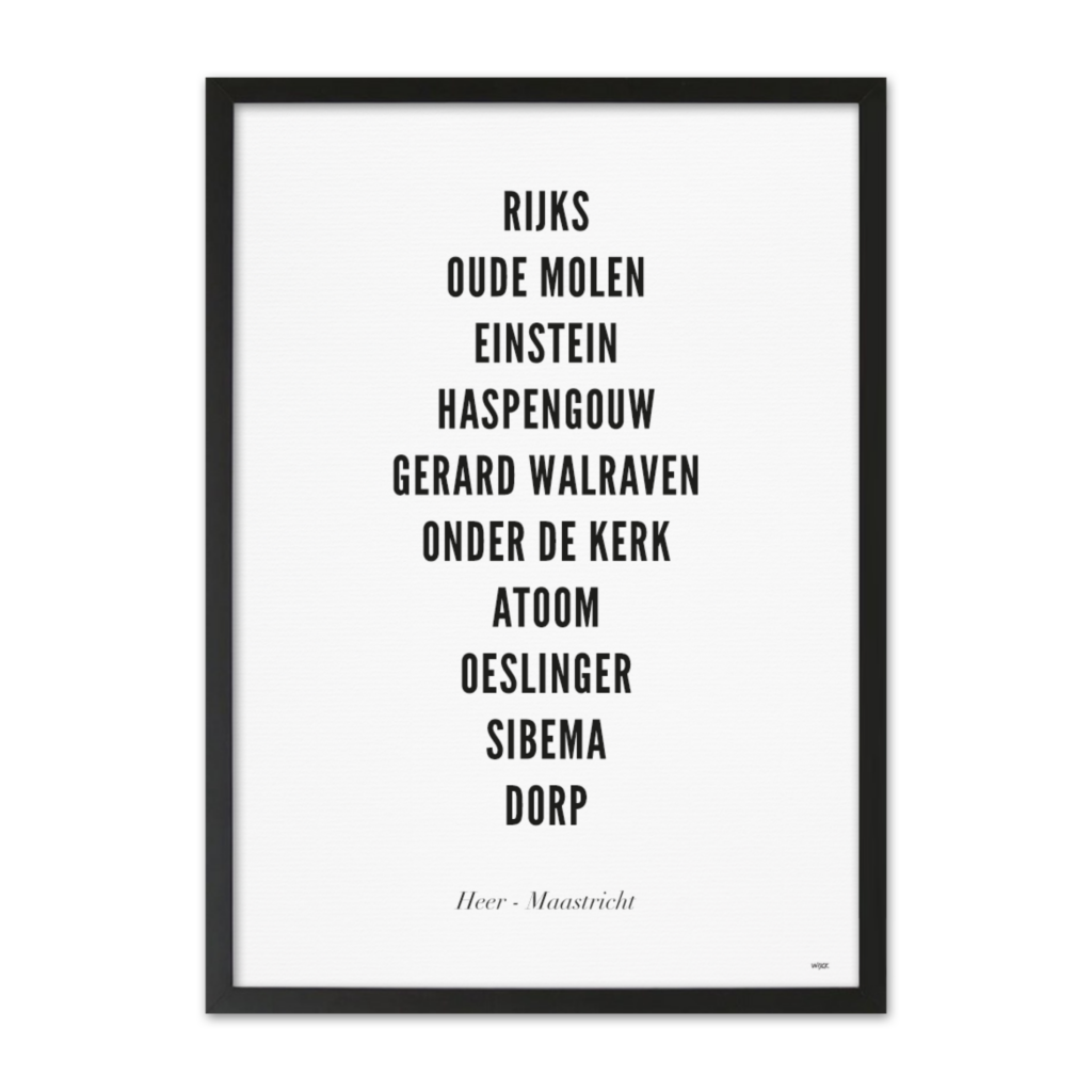 Affiches de Maastricht - Heer | WIJCK.