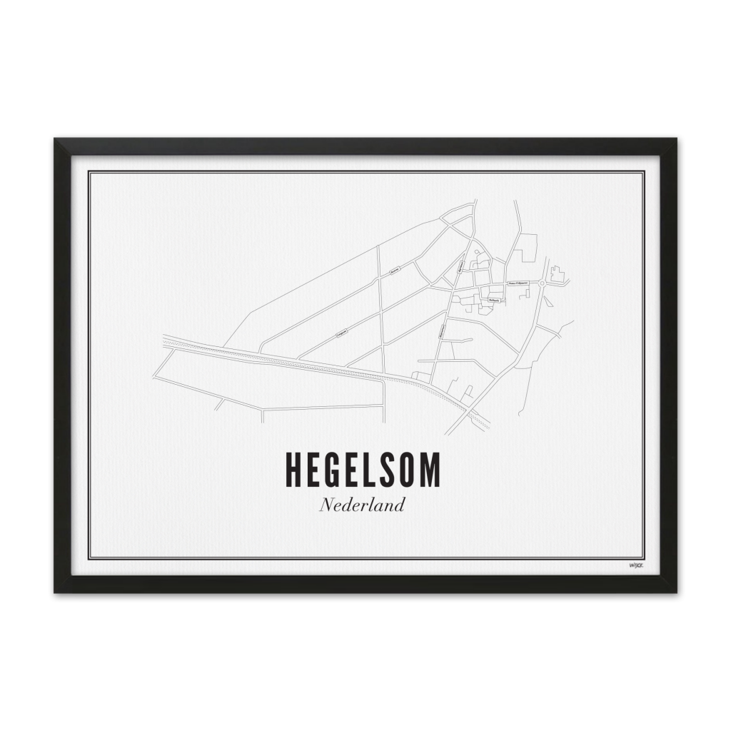 Poster van Hegelsom - Stad | WIJCK. 