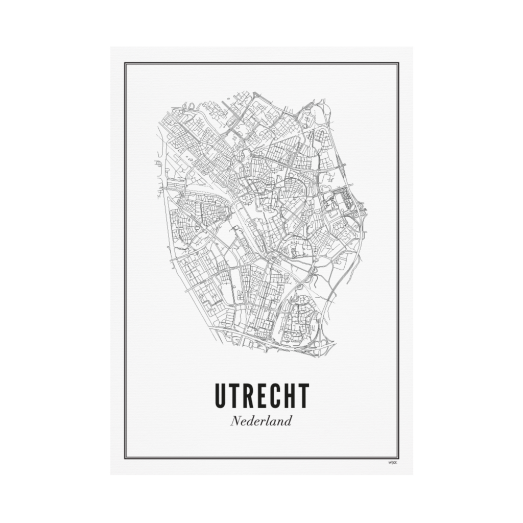 Poster von Utrecht - Stadt | WIJCK.
