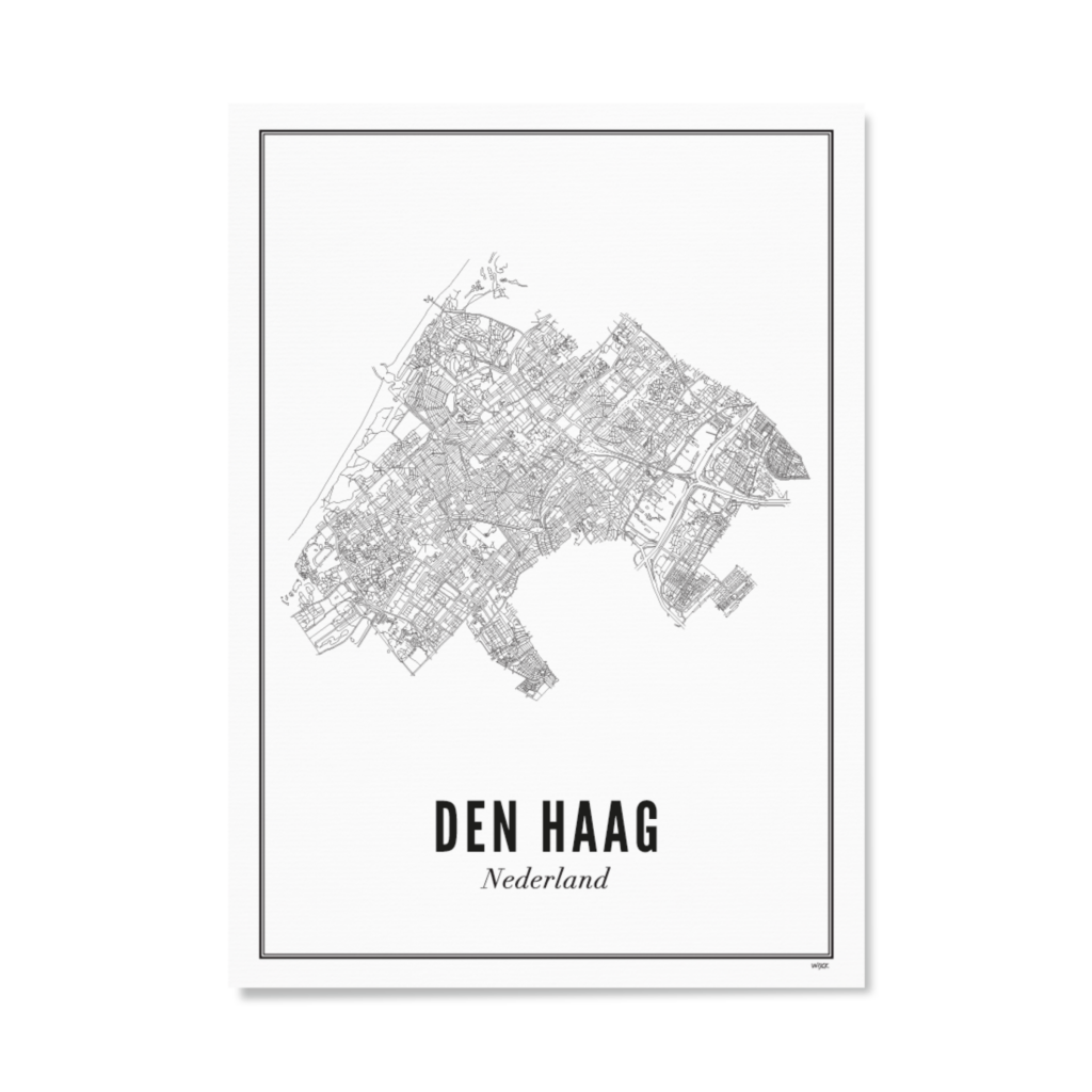 Poster van Den Haag - Stad | WIJCK. 