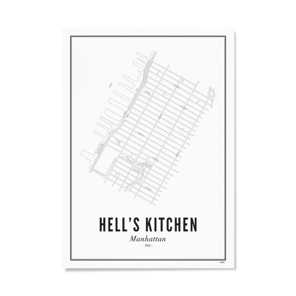 Affiches de New York - Hell's Kitchen | WIJCK.