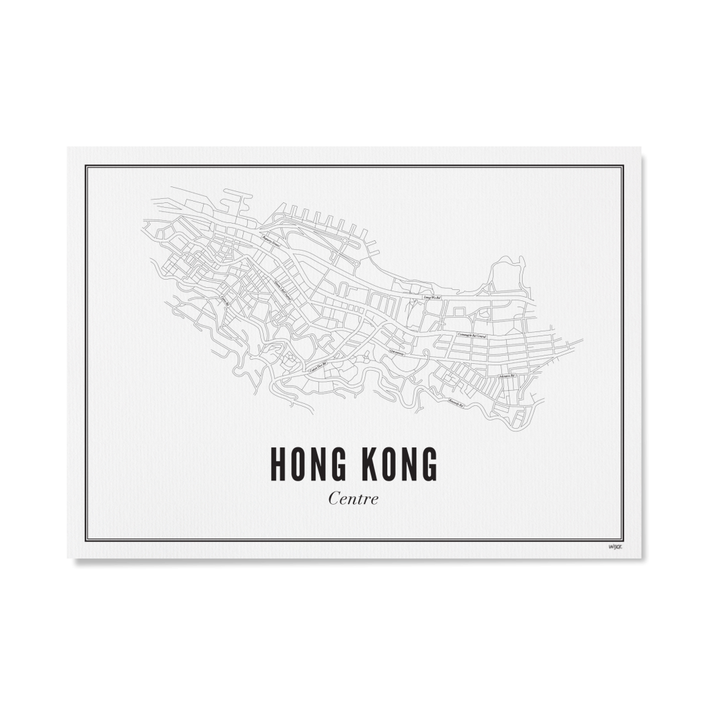 Poster von Hong Kong - Centre | WIJCK.