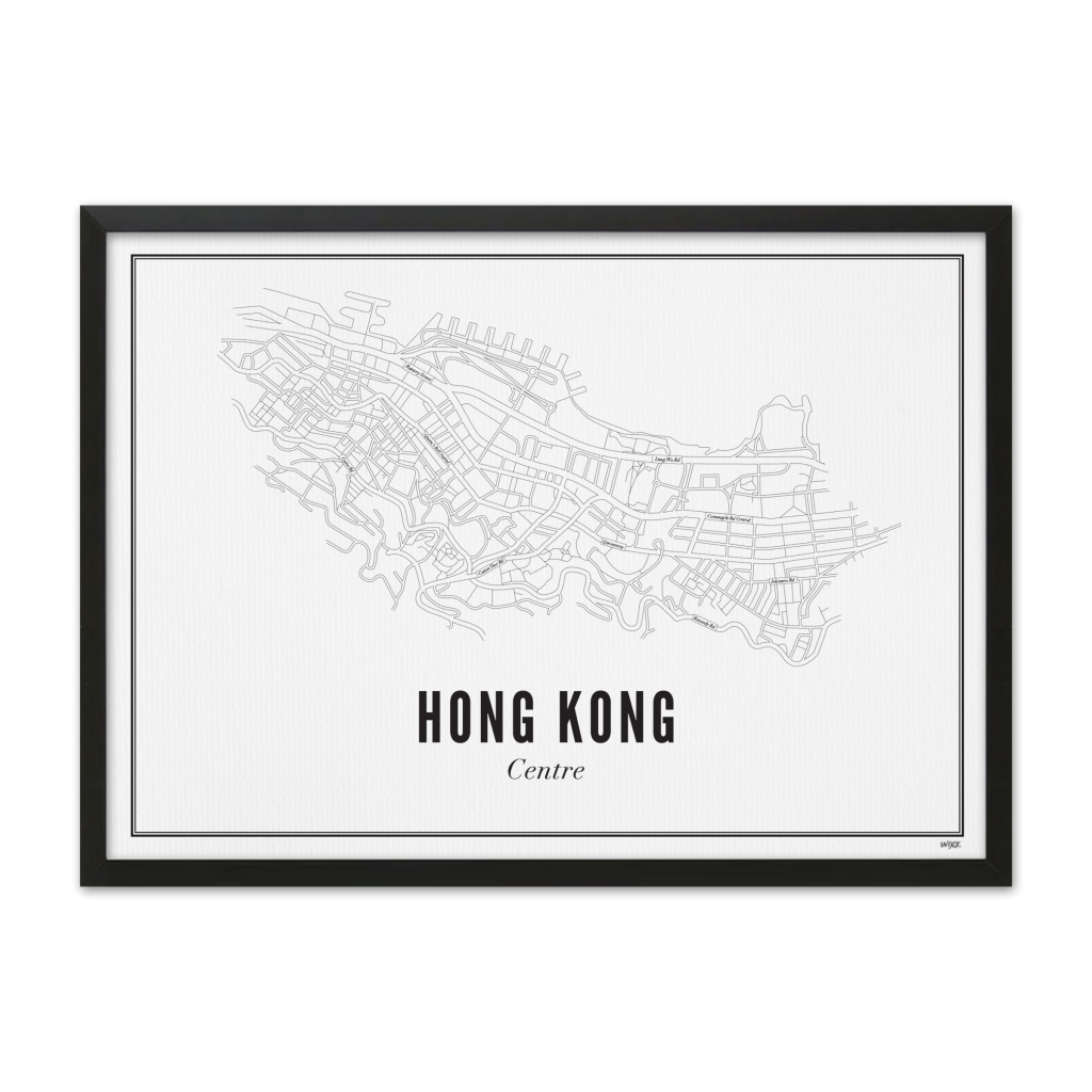 Poster von Hong Kong - Centre | WIJCK.