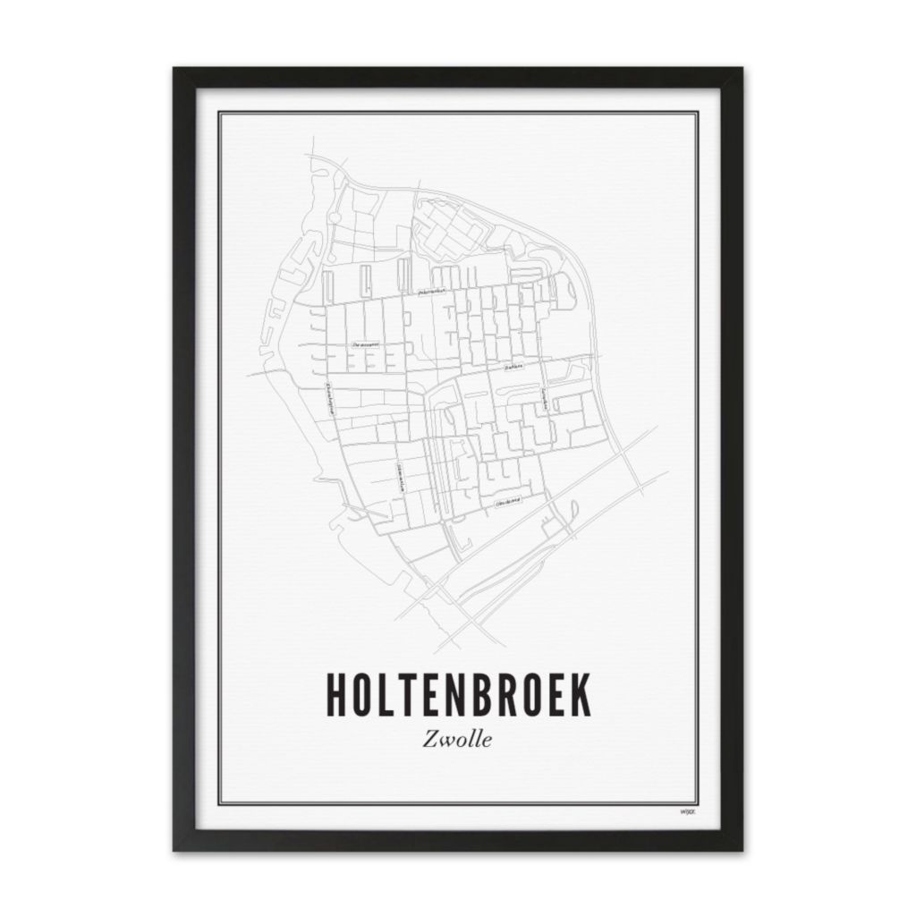 Poster van Zwolle - Holtenbroek | WIJCK. 