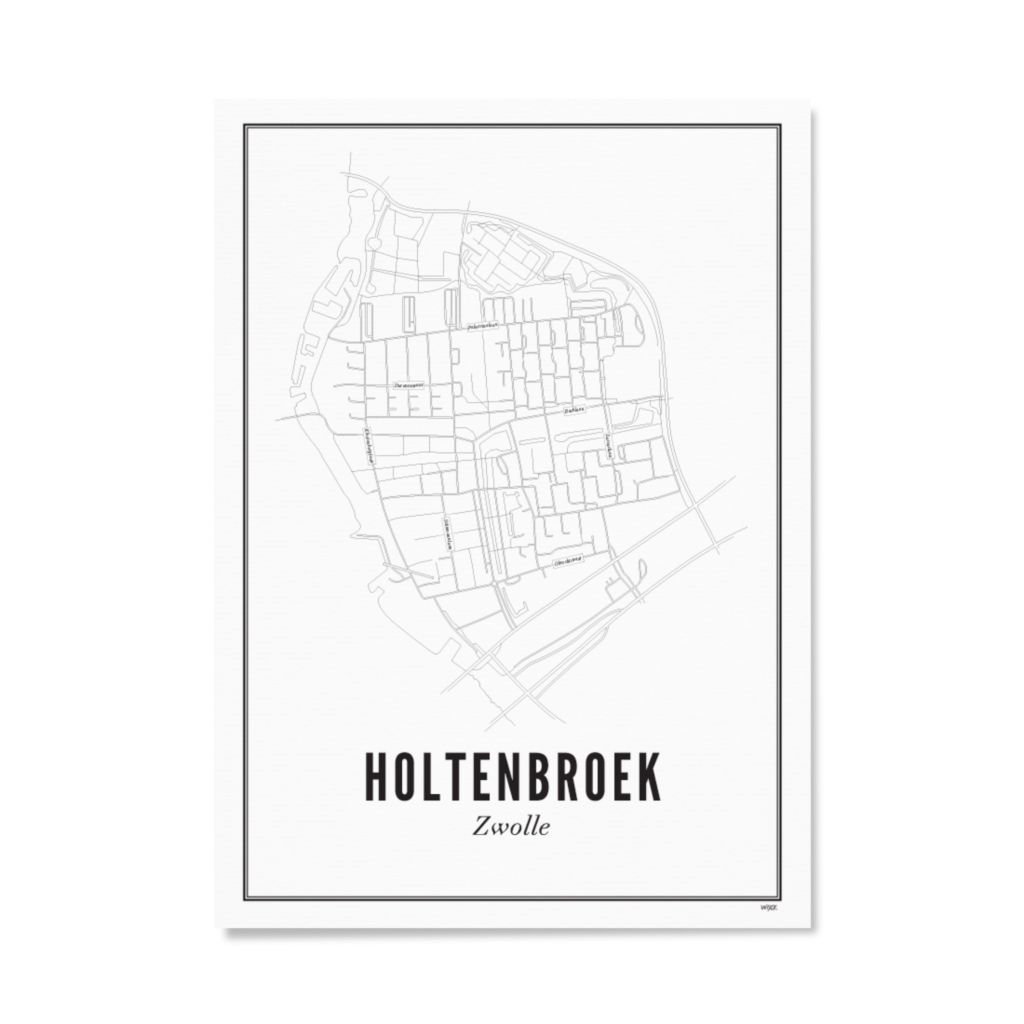 Poster van Zwolle - Holtenbroek | WIJCK. 