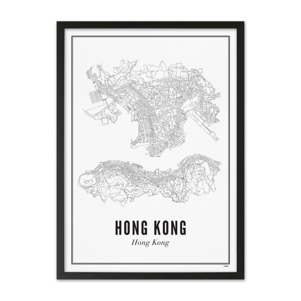 Poster van Hong Kong - Stad | WIJCK. 