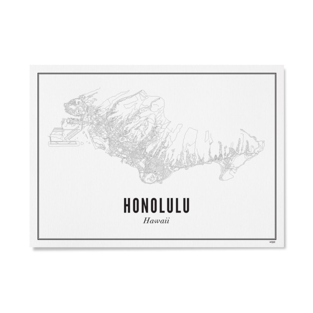 Affiches de Honolulu - Ville | WIJCK.
