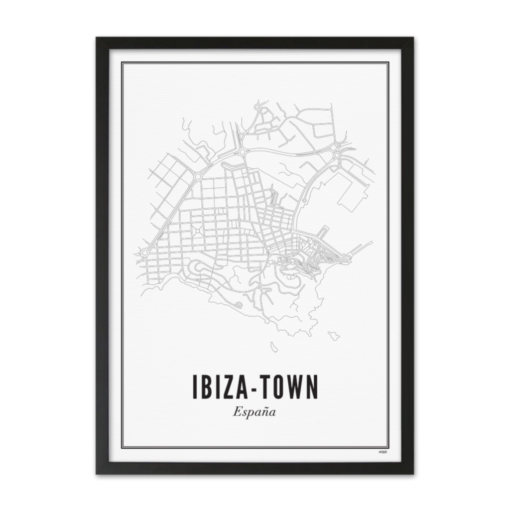 Poster von Ibiza - Stadt | WIJCK.