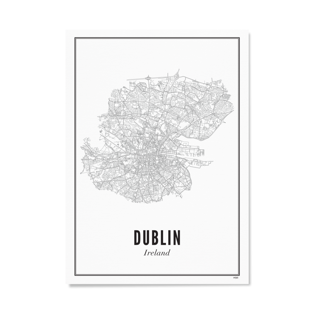 Poster van Dublin - Stad | WIJCK. 
