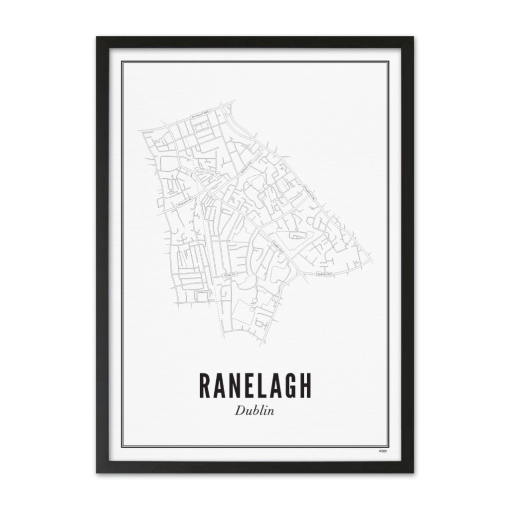 Poster von Dublin - Ranelagh | WIJCK.