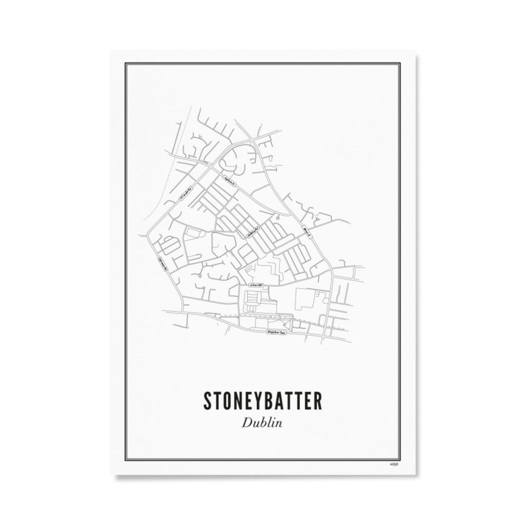 Affiches de Dublin - Stoneybatter | WIJCK.