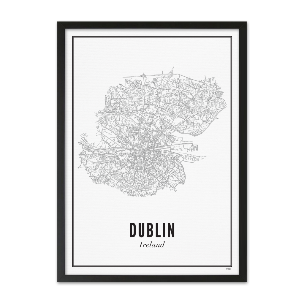 Poster van Dublin - Stad | WIJCK. 