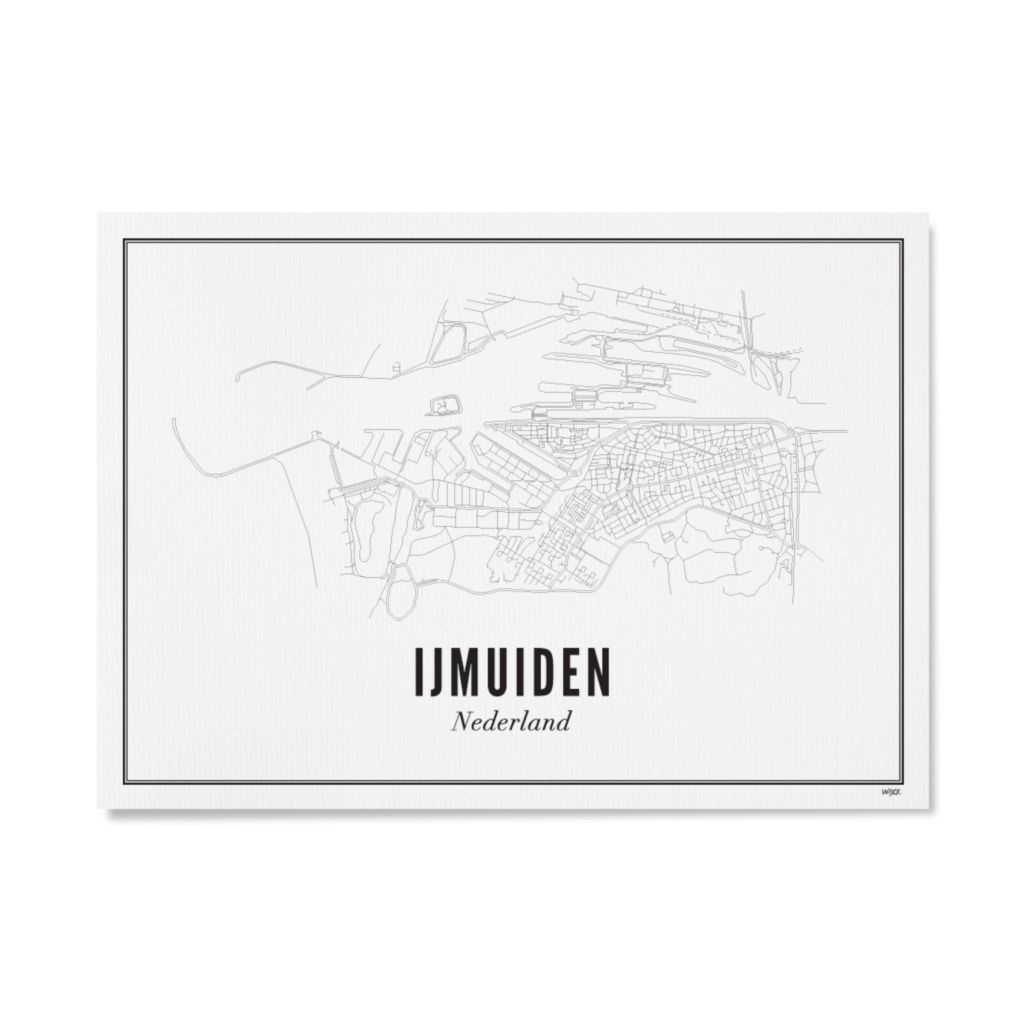 Poster van IJmuiden - Stad | WIJCK. 
