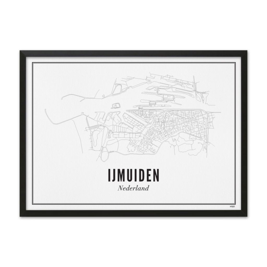 Poster van IJmuiden - Stad | WIJCK. 