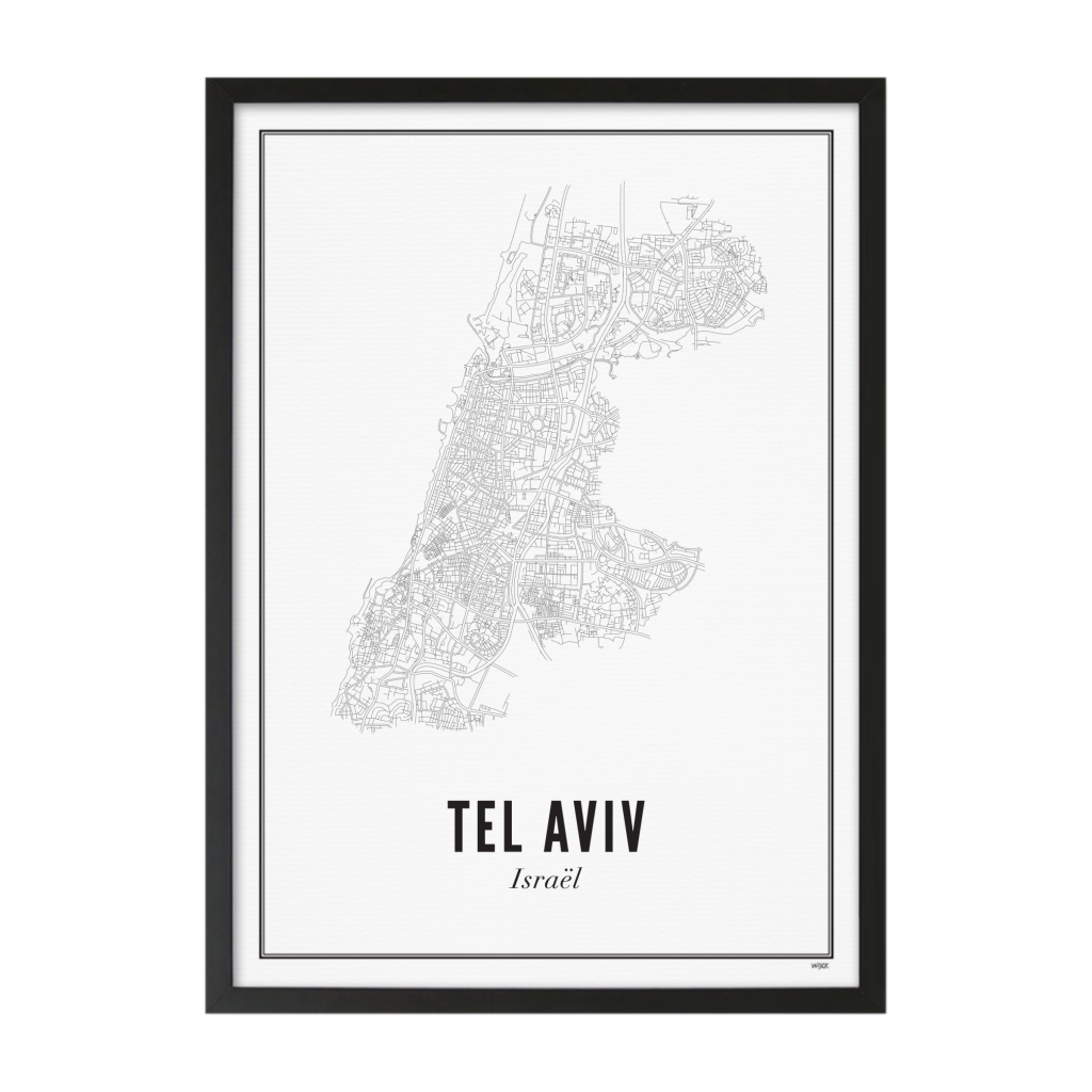 Poster von Tel Aviv - Stadt | WIJCK.