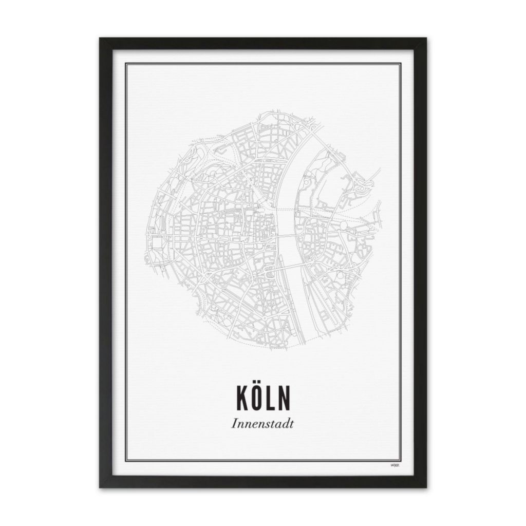 Poster van Keulen - Centrum | WIJCK. 