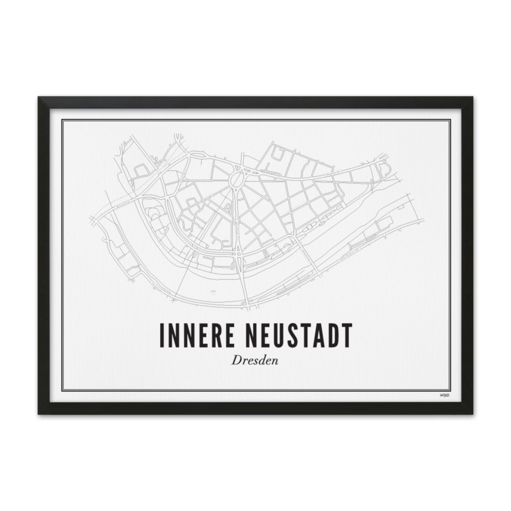 Poster von Dresden - Innere Neustadt | WIJCK.