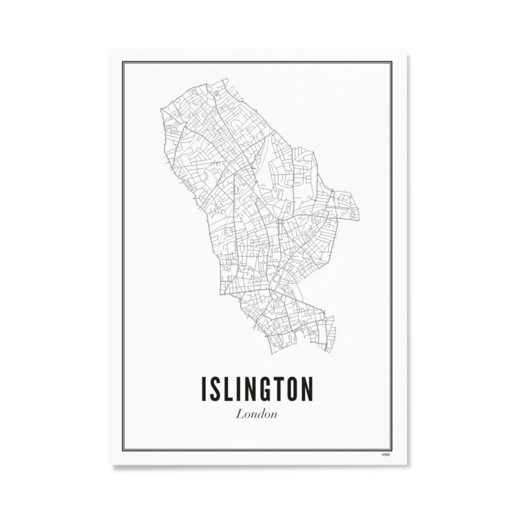 Affiches de Londres - Islington | WIJCK.