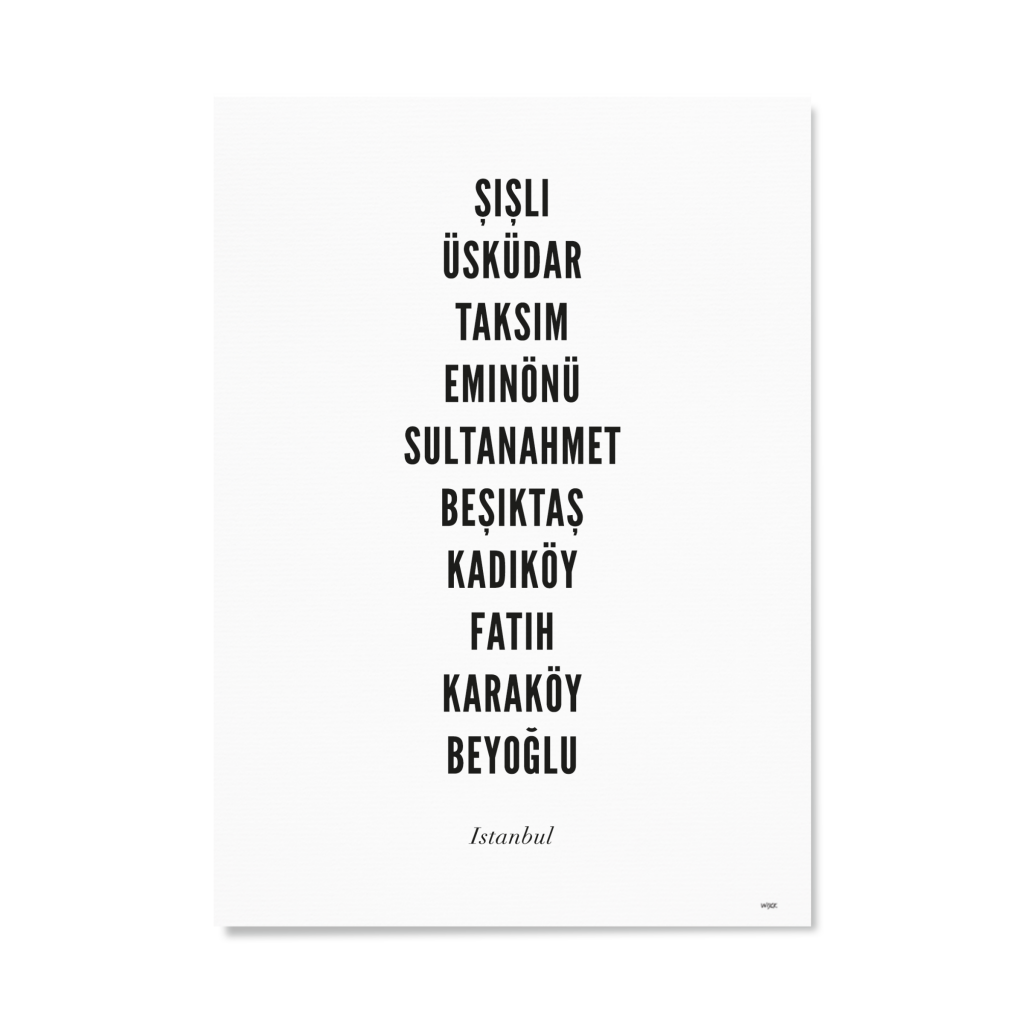 Poster von Istanbul - Stadt | WIJCK.