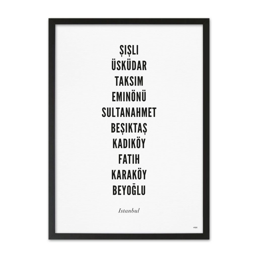 Poster von Istanbul - Stadt | WIJCK.