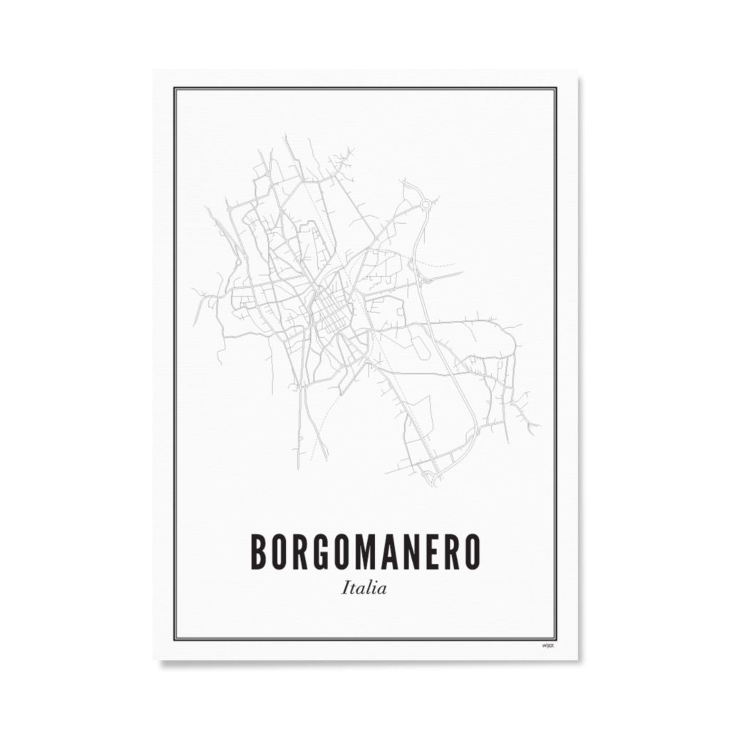 Poster von Borgomanero - stadt | WIJCK.