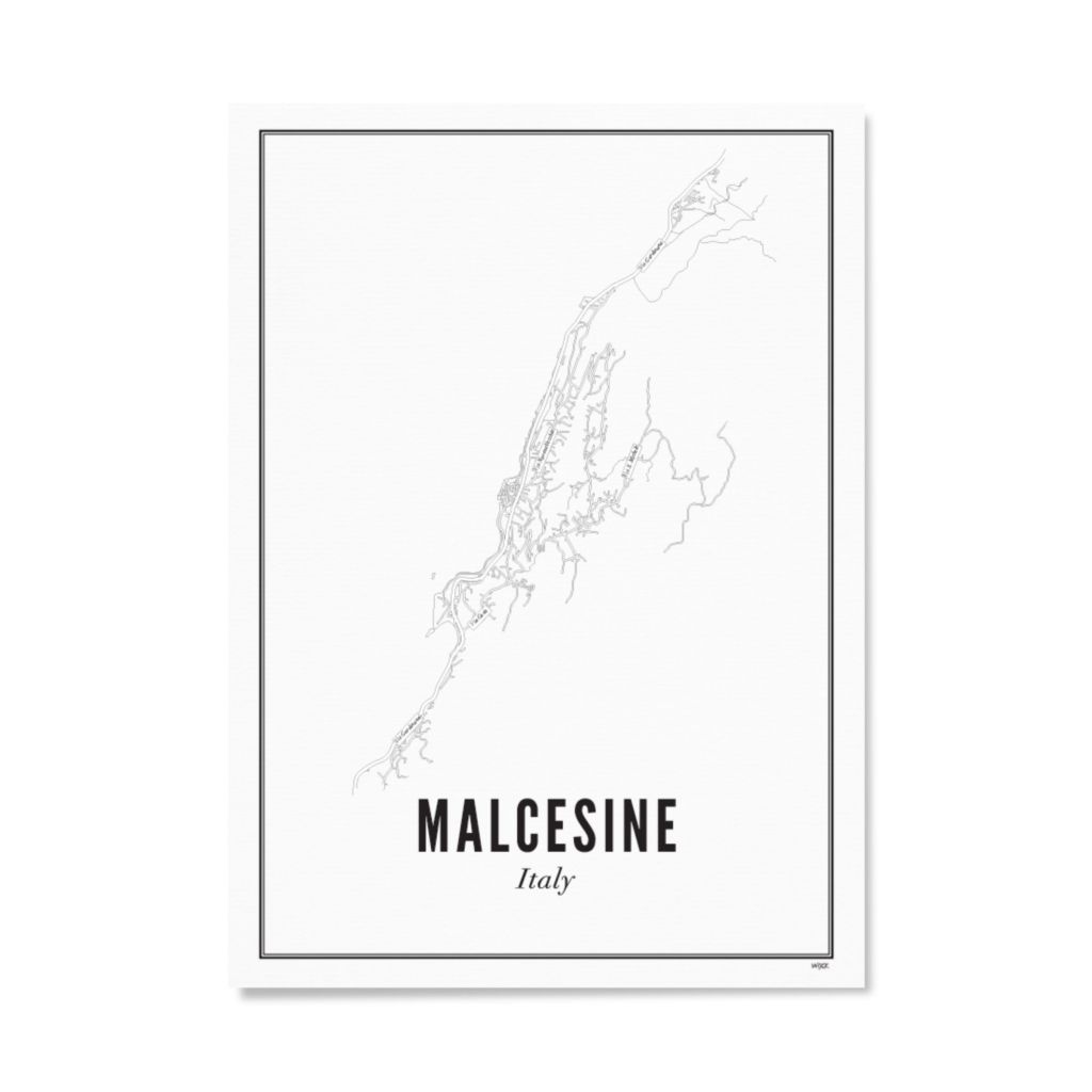Poster van Malcesine - Stad | WIJCK. 