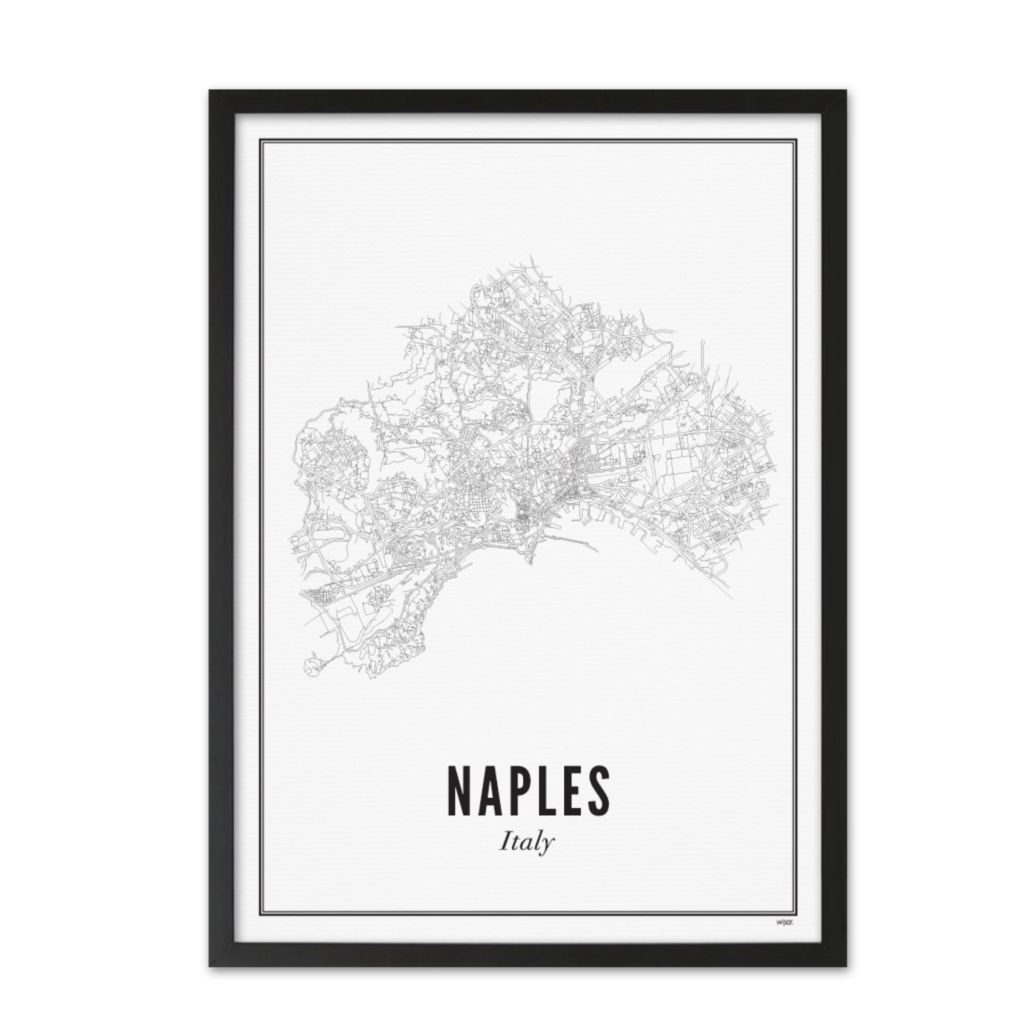 Poster van Napels - Stad | WIJCK. 