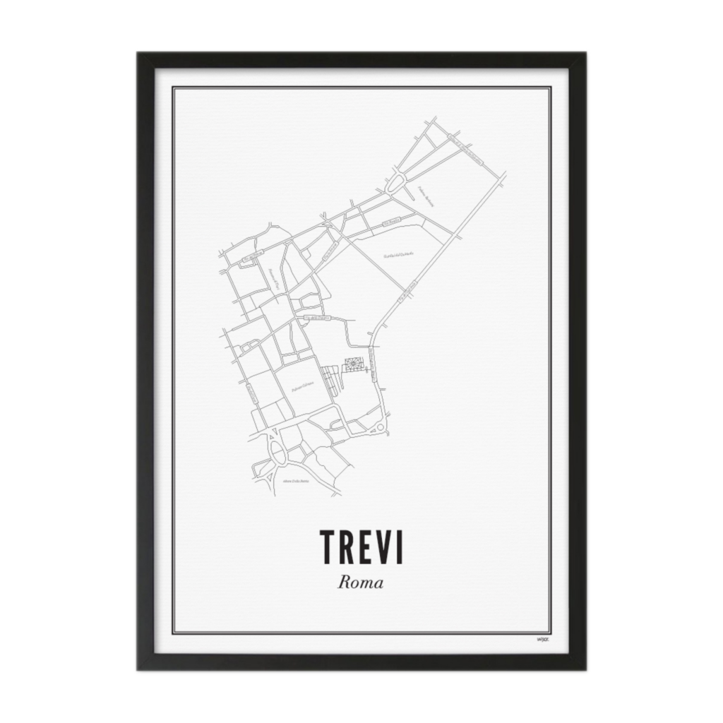 Poster von Rom - Trevi | WIJCK.