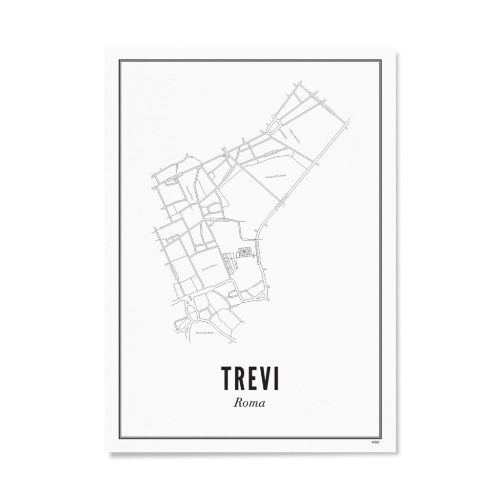 Poster von Rom - Trevi | WIJCK.