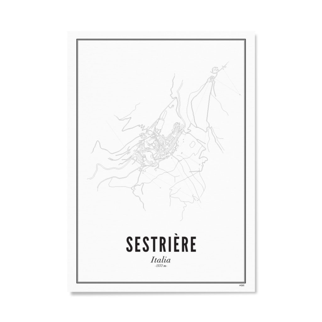Poster von Sestrière | WIJCK.