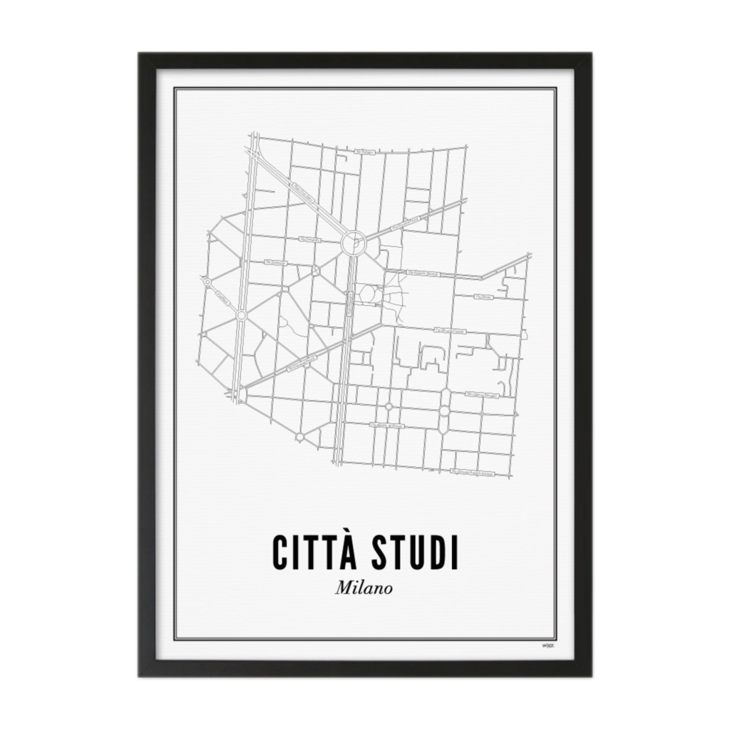 Affiches de Milan - Città Studi | WIJCK.