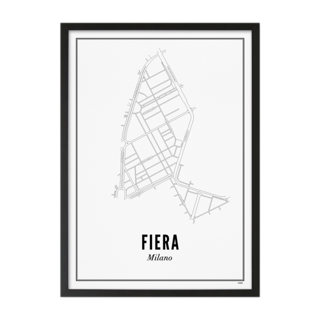 Poster van Milaan - Fiera | WIJCK. 