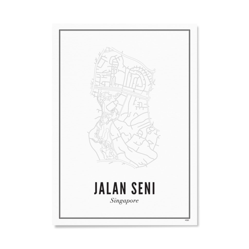 Affiches de Singapore - Jalan Seni | WIJCK.