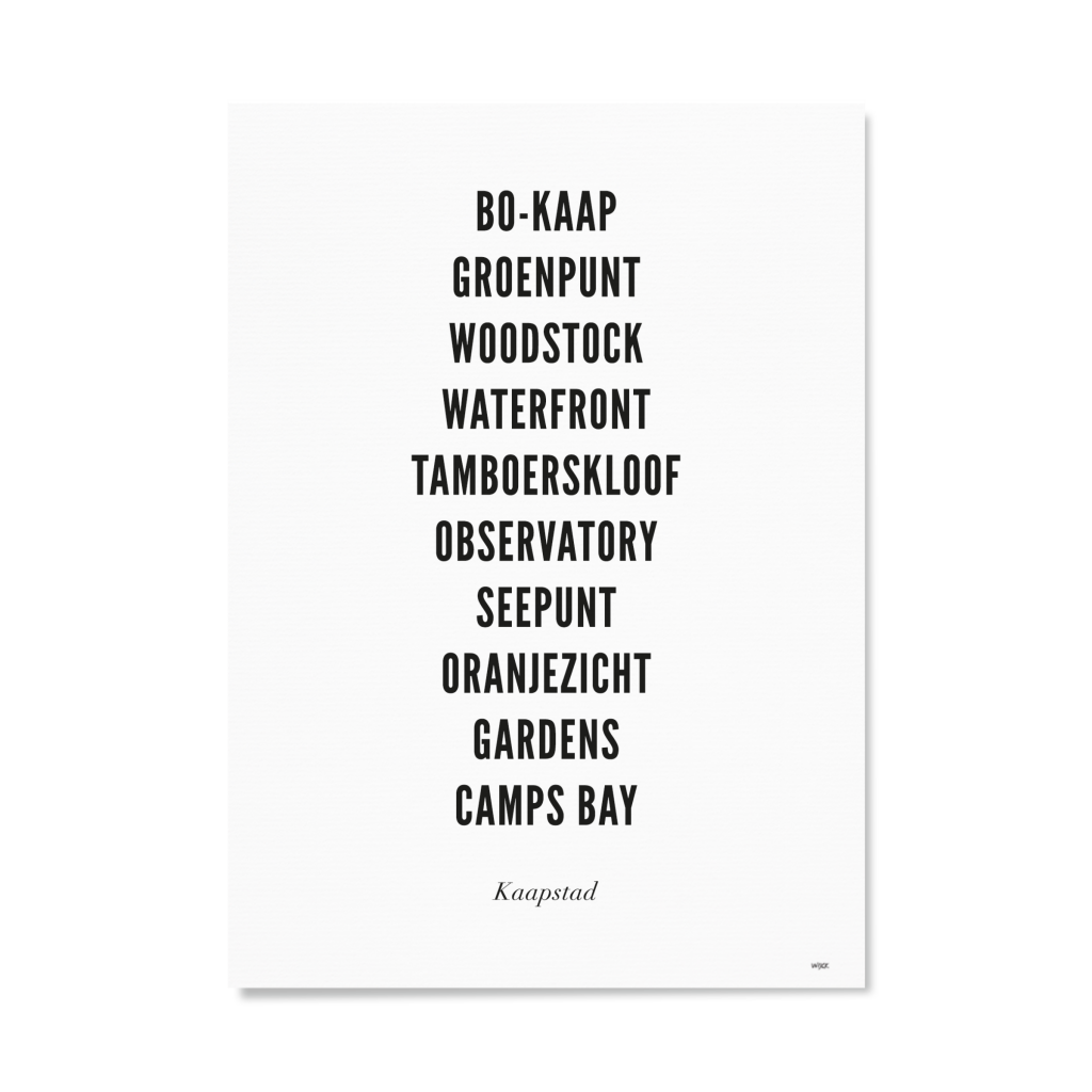Affiches de Le Cap - Ville | WIJCK.
