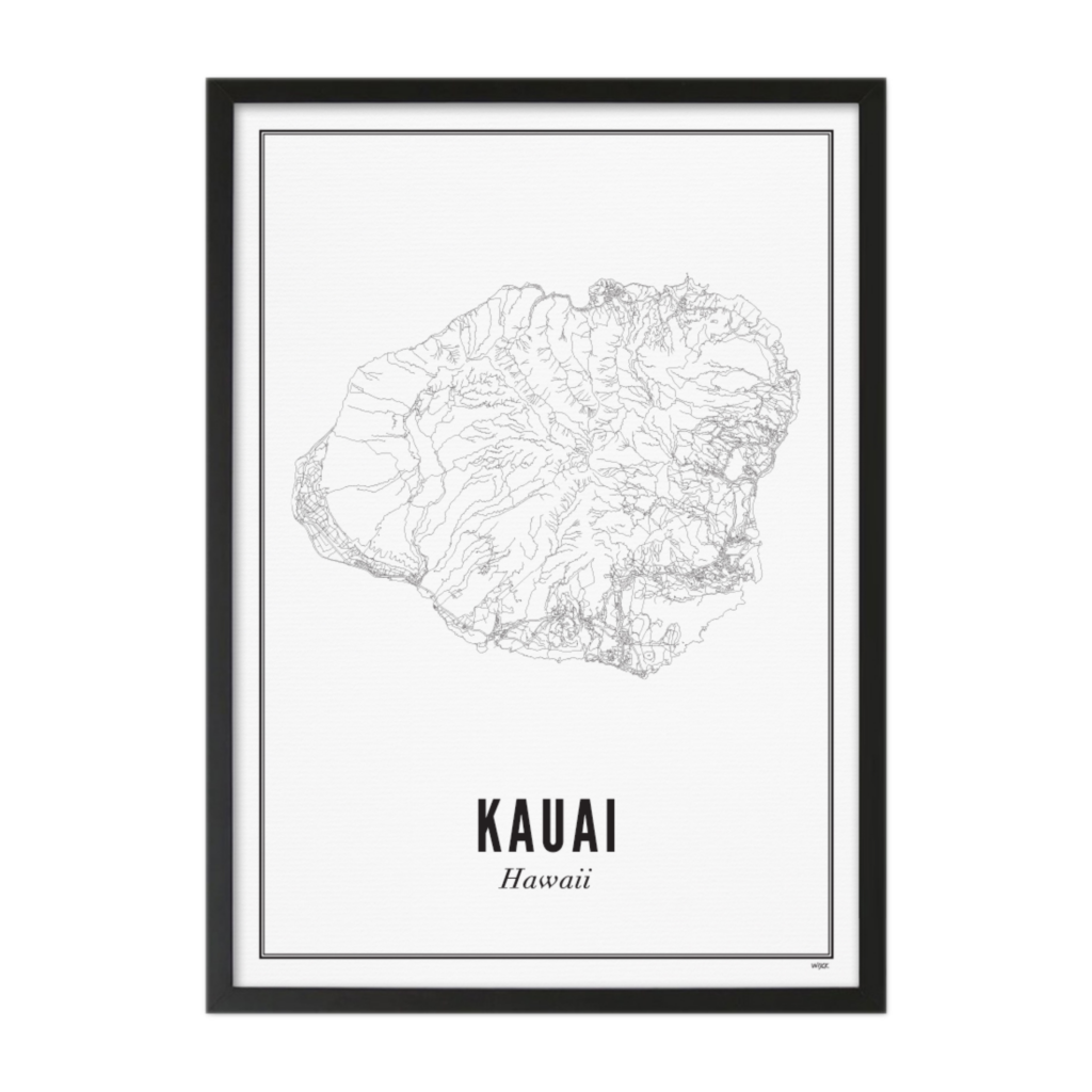 Poster von Kauai | WIJCK.